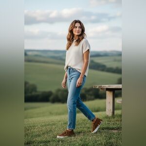 Very Volatile Tan Fringe Sneakers